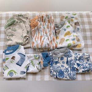Burt’s Bees pajama bundle baby boys unisex 24 months spring garden alligator